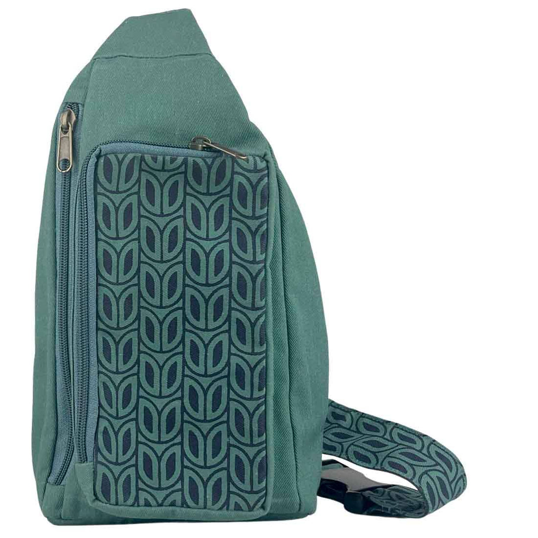 Mini Backpack - Cotton Canvas - Seagreen