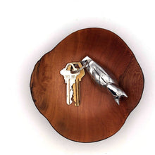Load image into Gallery viewer, Recycled Aluminum Bat Keychain
