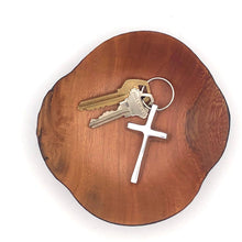 Load image into Gallery viewer, Recycled Aluminum Cross Keychain
