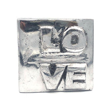 Load image into Gallery viewer, Recycled Aluminum LOVE Block

