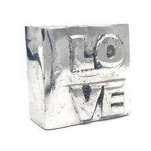 Load image into Gallery viewer, Recycled Aluminum LOVE Block

