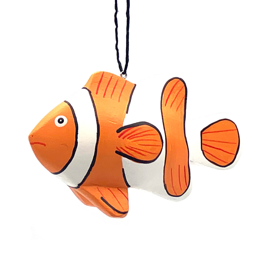 Clownfish Balsa Ornament