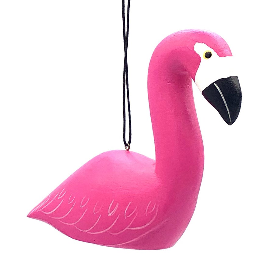 Greater Flamingo Balsa Ornament