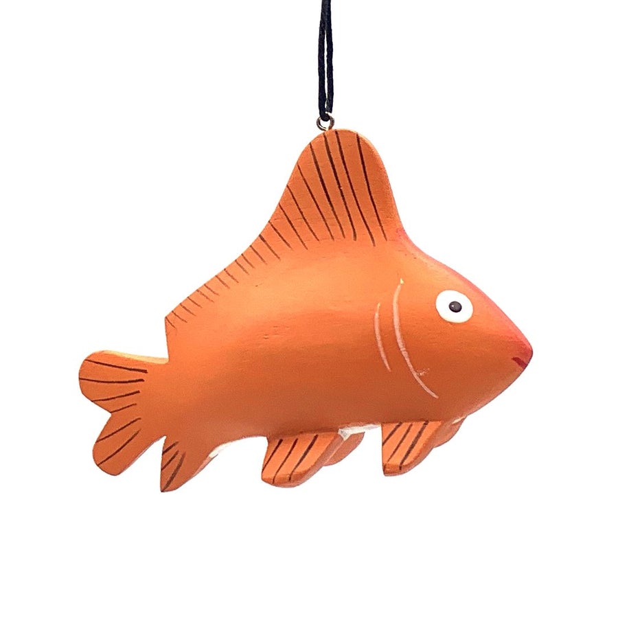 Goldfish Balsa Ornament