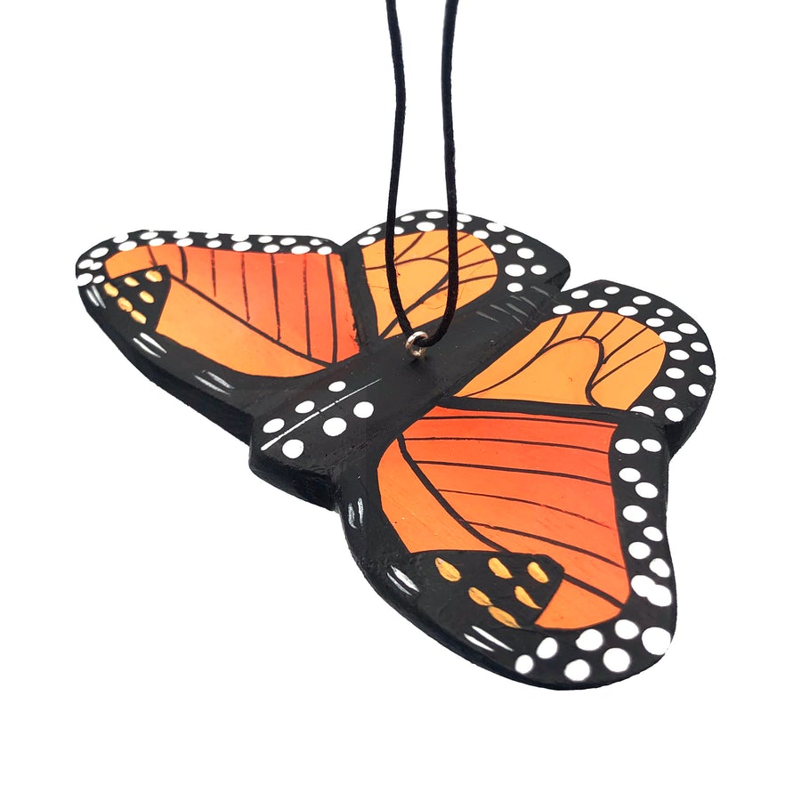 Monarch Butterfly Balsa Ornament
