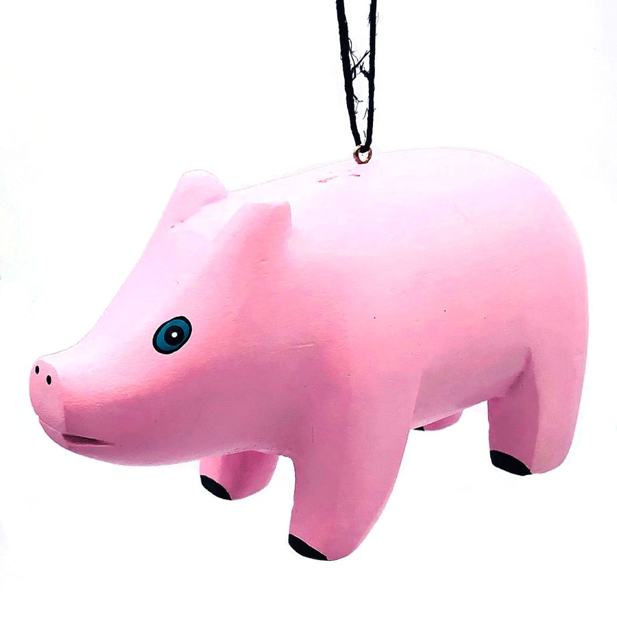 Pig Balsa Ornament