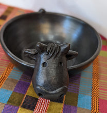 Load image into Gallery viewer, Black Ceramic Animal Bowl
