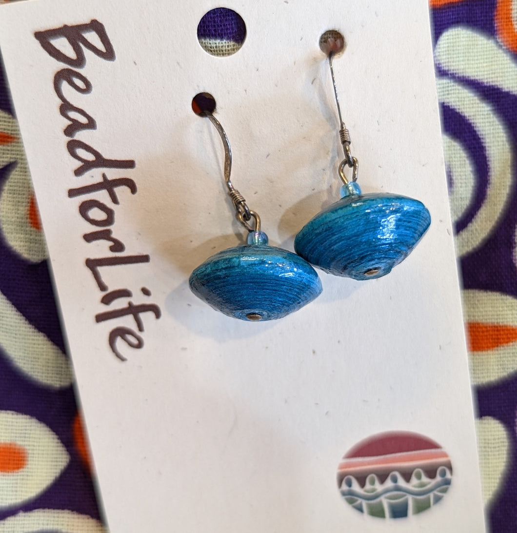 Bead for Life Disc Earrings