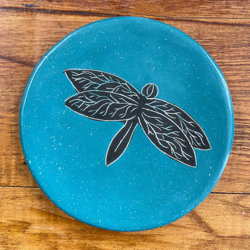 Ceramic Ring Dish - Dragonfly