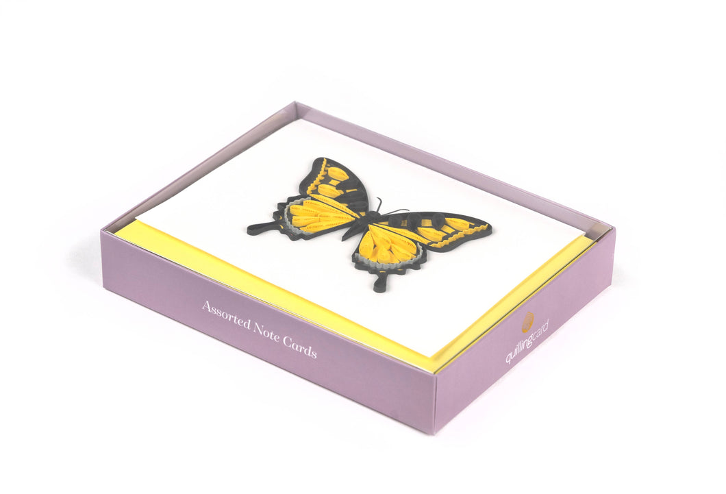 Note Card Box Set- Butterflies - Swallowtail & more
