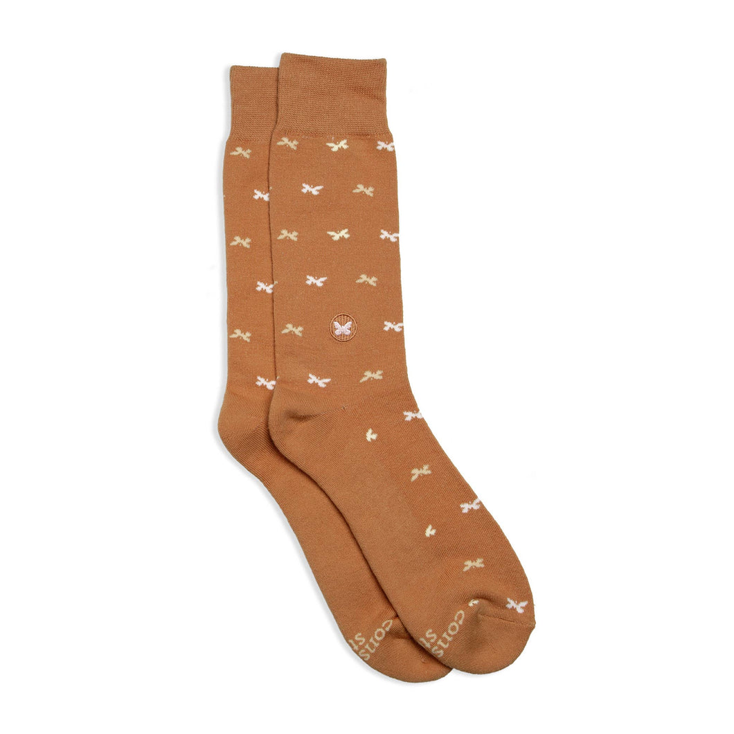 Socks that Stop Violence Against Women - Medium (Butterflies)