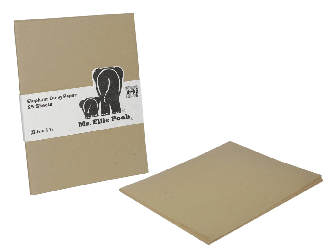 Mr. Ellie Pooh Elephant Dung Paper 8.5 x 11 24-Sheets Pack