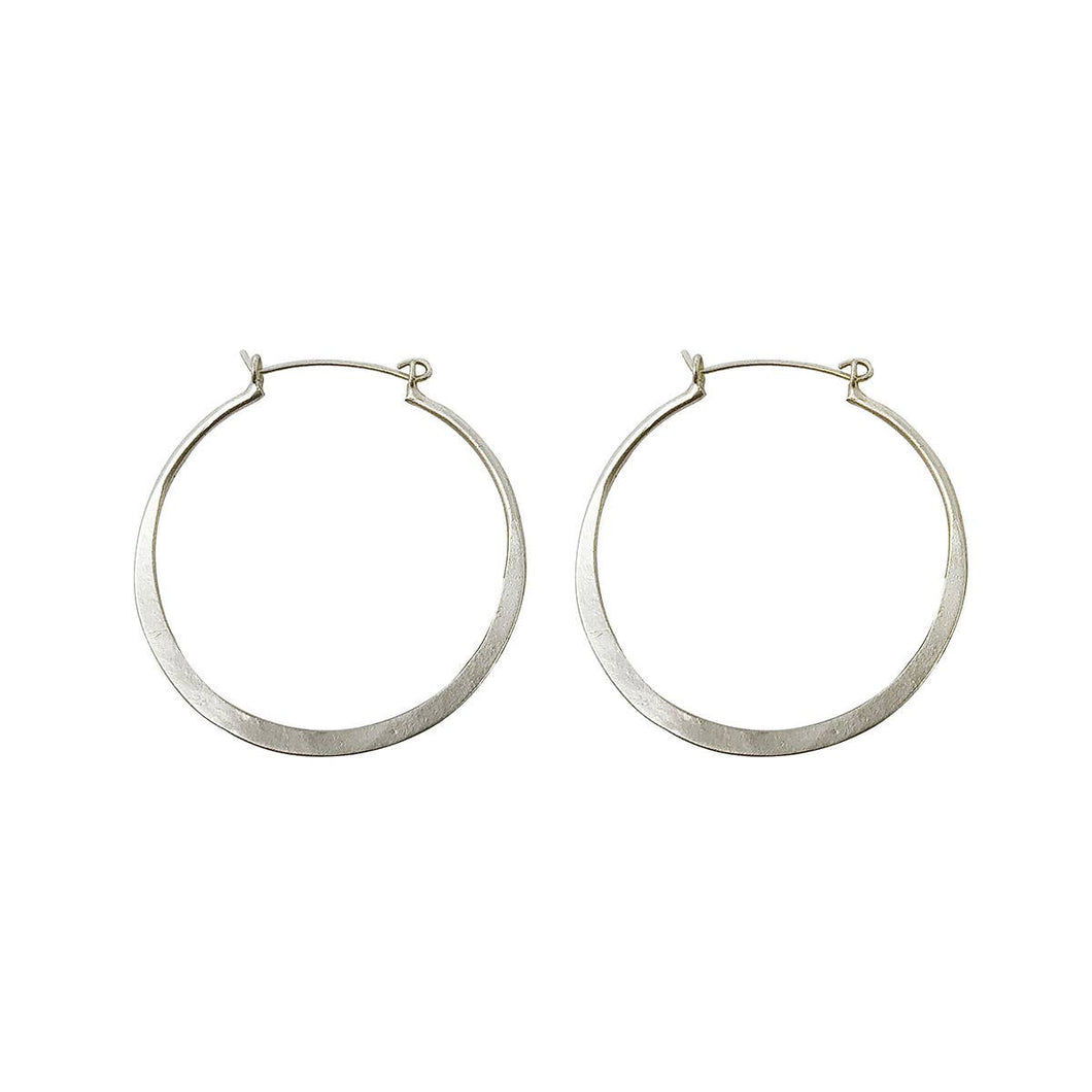 World Finds Hoop Earrings - Silver