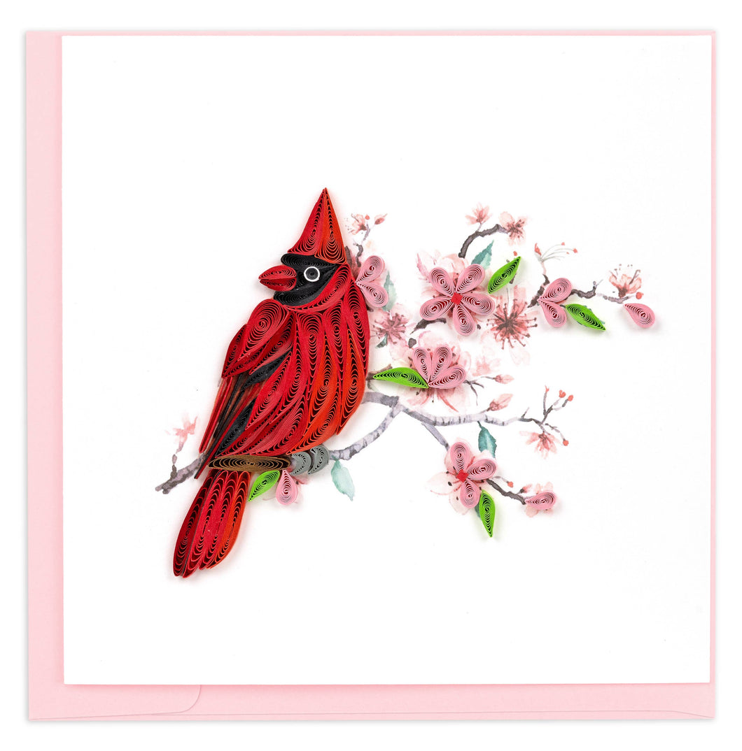 Cardinal & Cherry Blossom