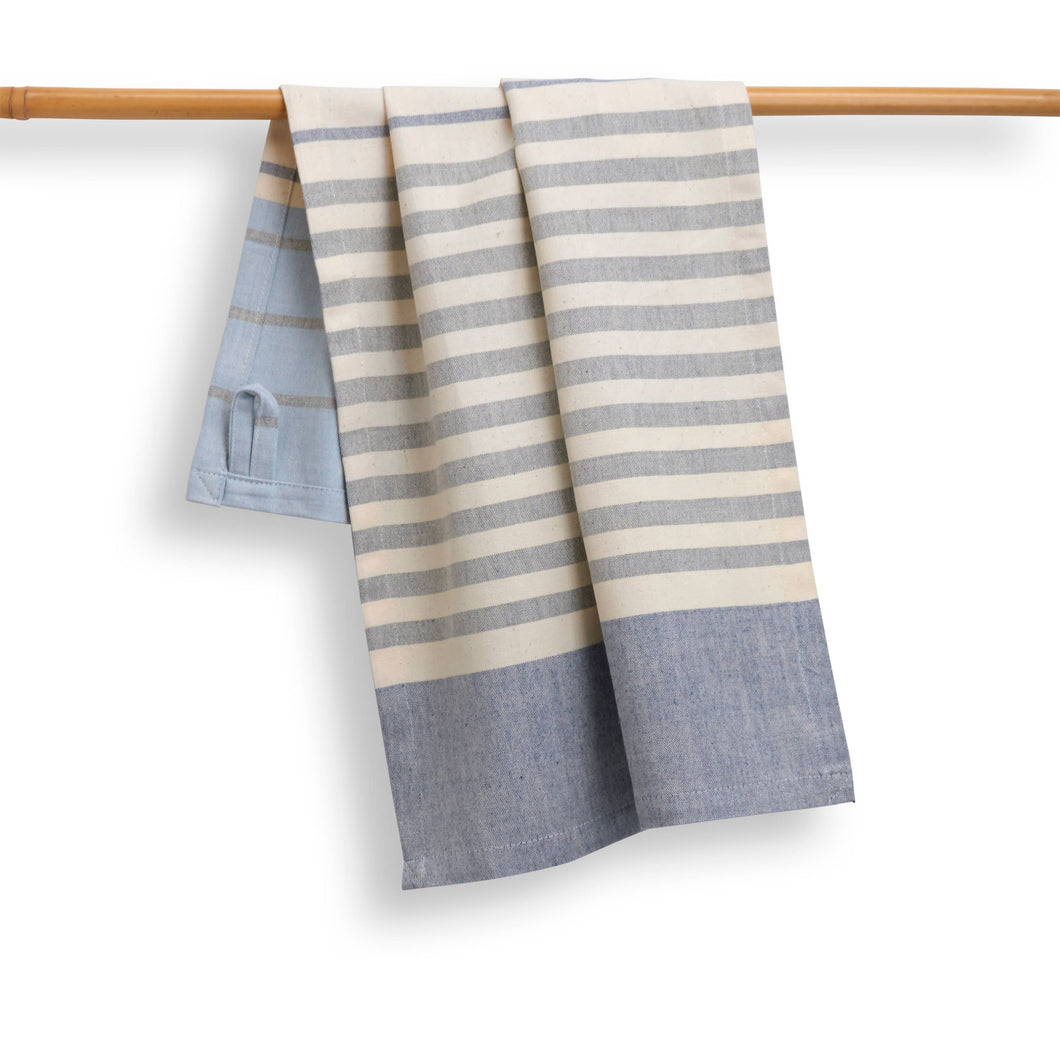 BLUE CHEESE Kitchen Towel, Handwoven Cotton