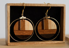 Load image into Gallery viewer, Taracea Dangle Circle Earrings (w/wire)
