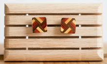 Load image into Gallery viewer, Taracea Quilt Design Post Earrings
