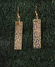 Load image into Gallery viewer, Jicara Metal Etched Earrings
