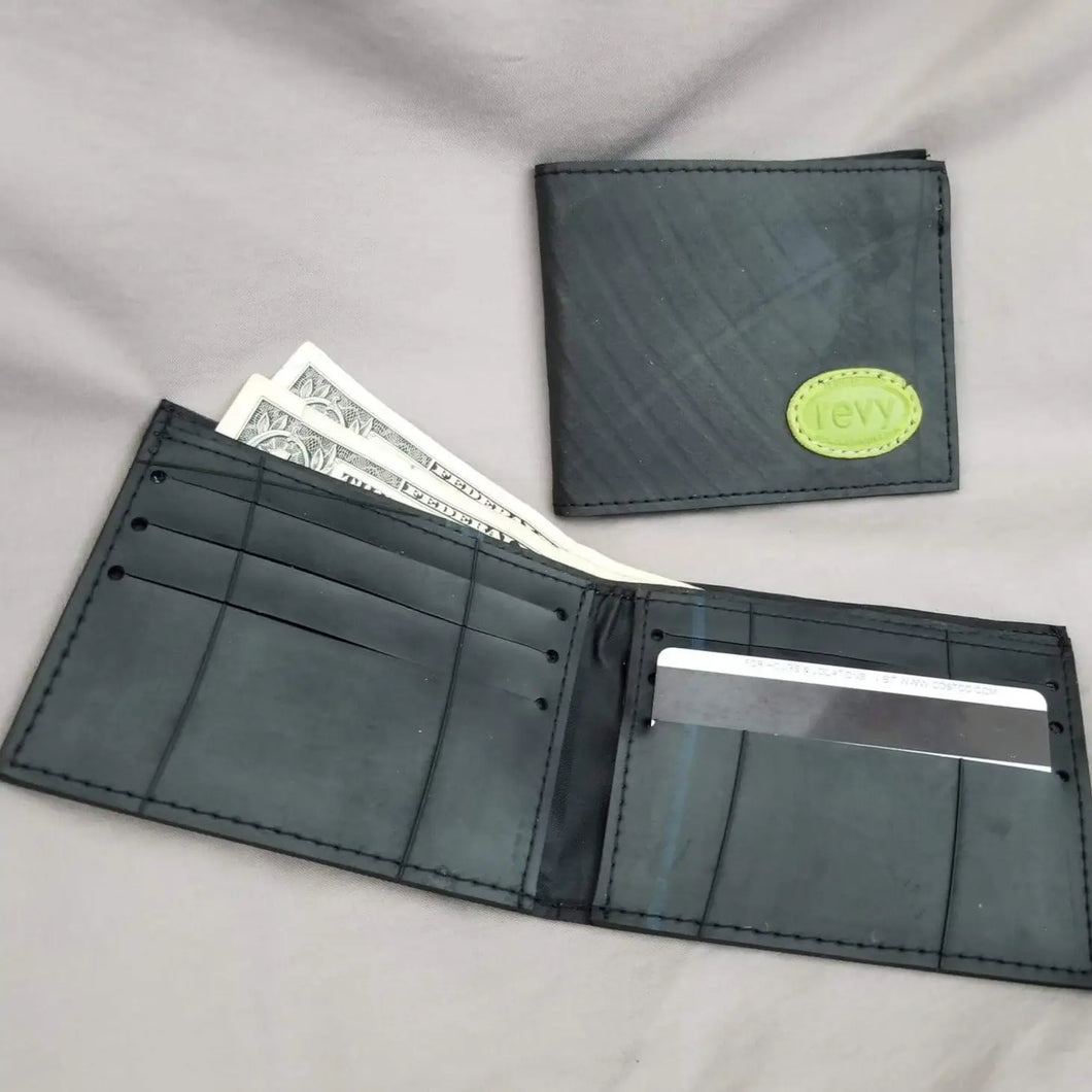 Revved Up Bi-Fold Wallet - Green Logo