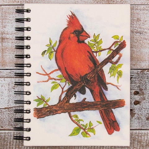 Large Notebook - Cardinal Sketch