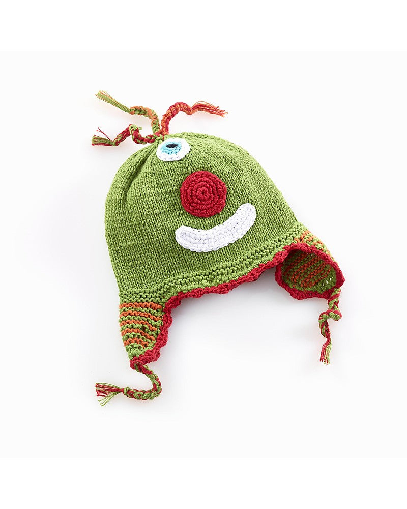 Green Cheeky Monster Hat (3-5year)