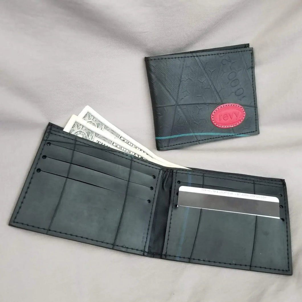 Revved Up Bi-Fold Wallet - Red Logo