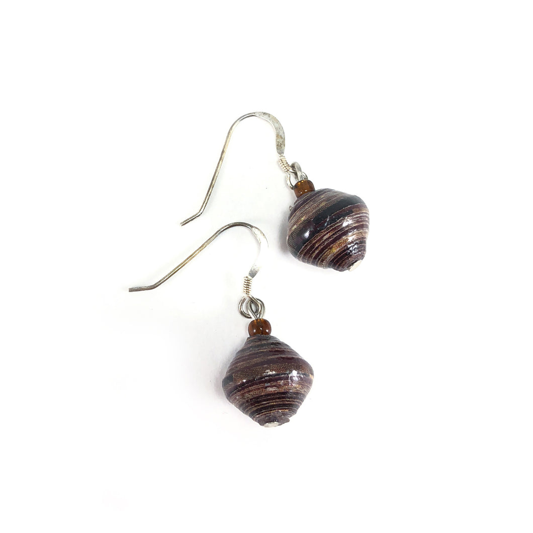 Bead for Life Round Bead Earrings